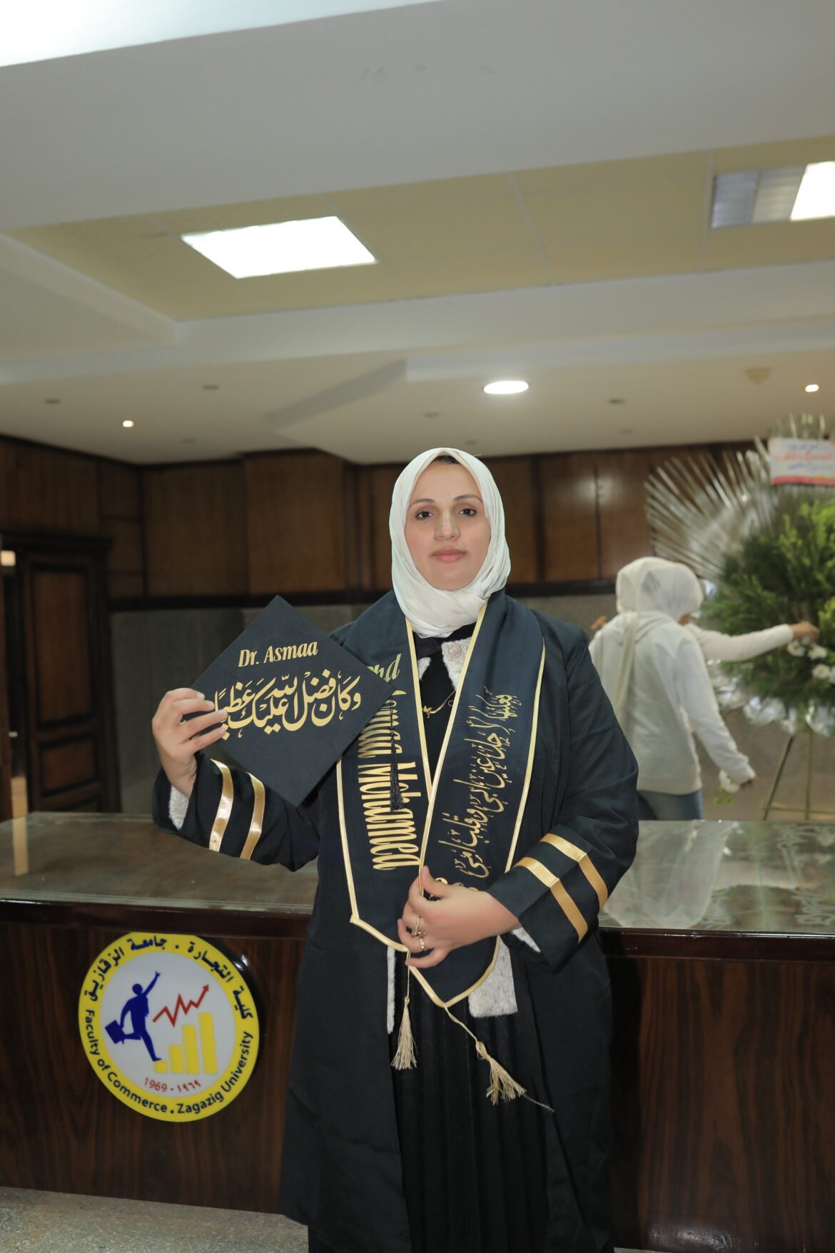 6e01f55e-94d3-447e-86a5-28e171026ef2 حصلت الباحث"أسماء محمد أحمد عبدالمقصود" على درجة الدكتوراه بقدير مرتبة الشرف الأولى مع توصية بالطباعة والتبادل مع الجامعات وذلك عن رسالة بعنوان "تأثير استراتجيات التغذيه على أداء التمريض تجاه الالتهاب الرئوي المصاحب للسكته الدماغية ومخرجات المرضى" من كلية التمريض جامعة الزقازيق