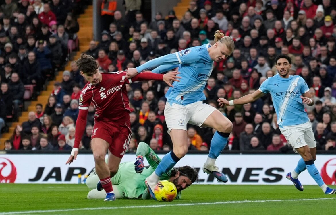 أهداف مباراة ليفربول ضد مانشستر سيتي