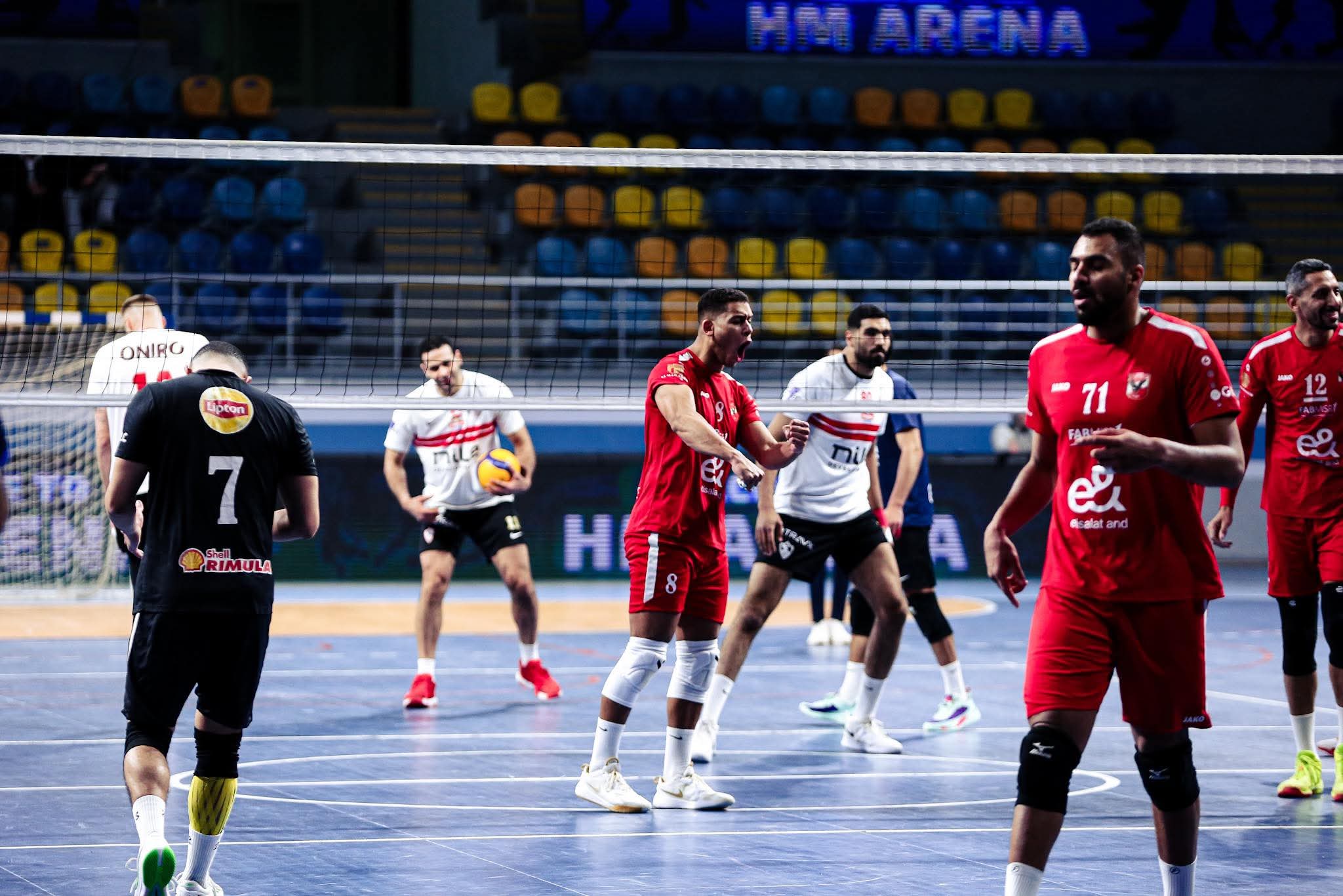 الأهلي بطلا لدوري الكرة الطائرة بعد الفوز على الزمالك