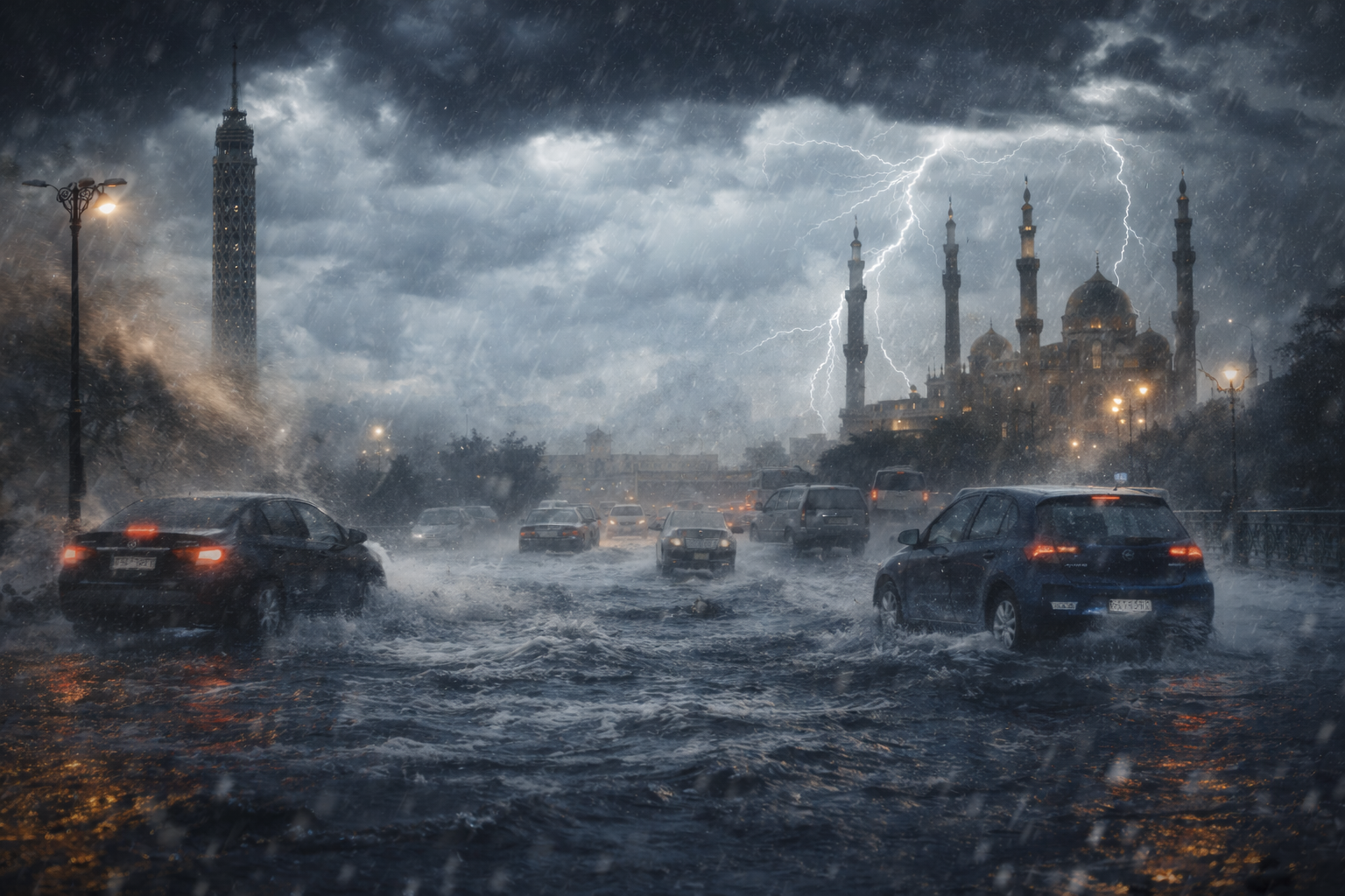 أمطار رعدية تضرب مصر الآن.. تحذير عاجل من الأرصاد بشأن حالة الطقس