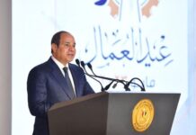 منحة مالية وزيادة تعويضات الحوادث.. الرئيس عبد الفتاح السيسيي للعمال في عيدهم