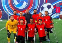 منتخب الساق الواحدة يكتسح أفريقيا الوسطى 10-1 في بطولة روسيا استعدادًا لمونديال المكسيك