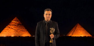 بالصور.. وليد الحريري يحصد جائزة أفضل مصمم إضاءة لعام 2026 في مهرجان زابيست